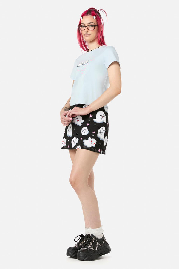 Black Friday - Ghostie Fitted Tee - blue