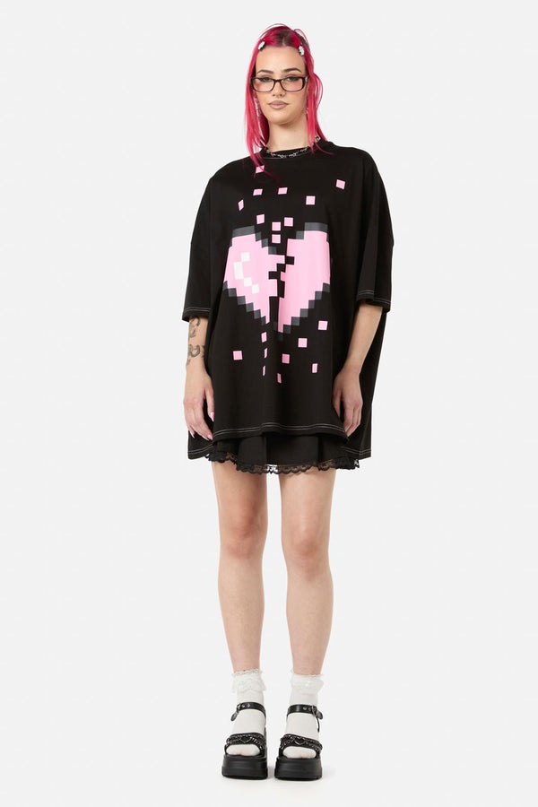 Black Friday - Two Of Hearts OS Tee - black