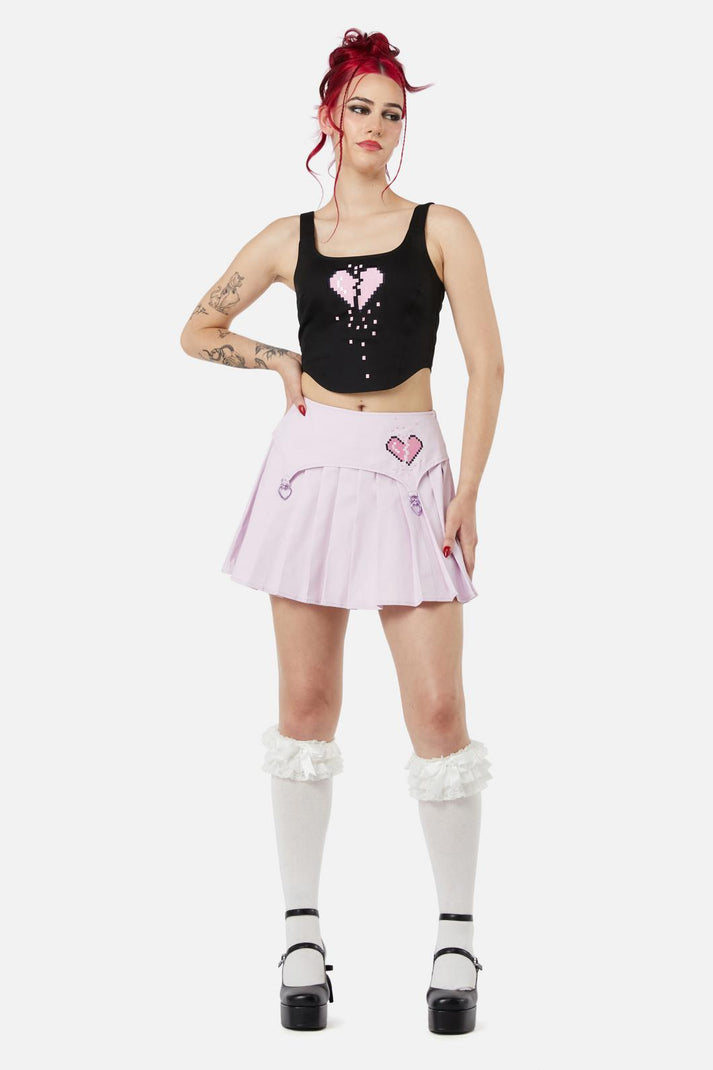 Locked Hearts Skort