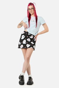 Black Friday - Ghostie Print Skort - black