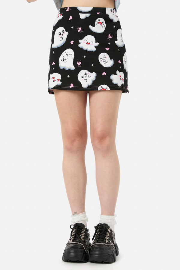 Black Friday - Ghostie Print Skort - black