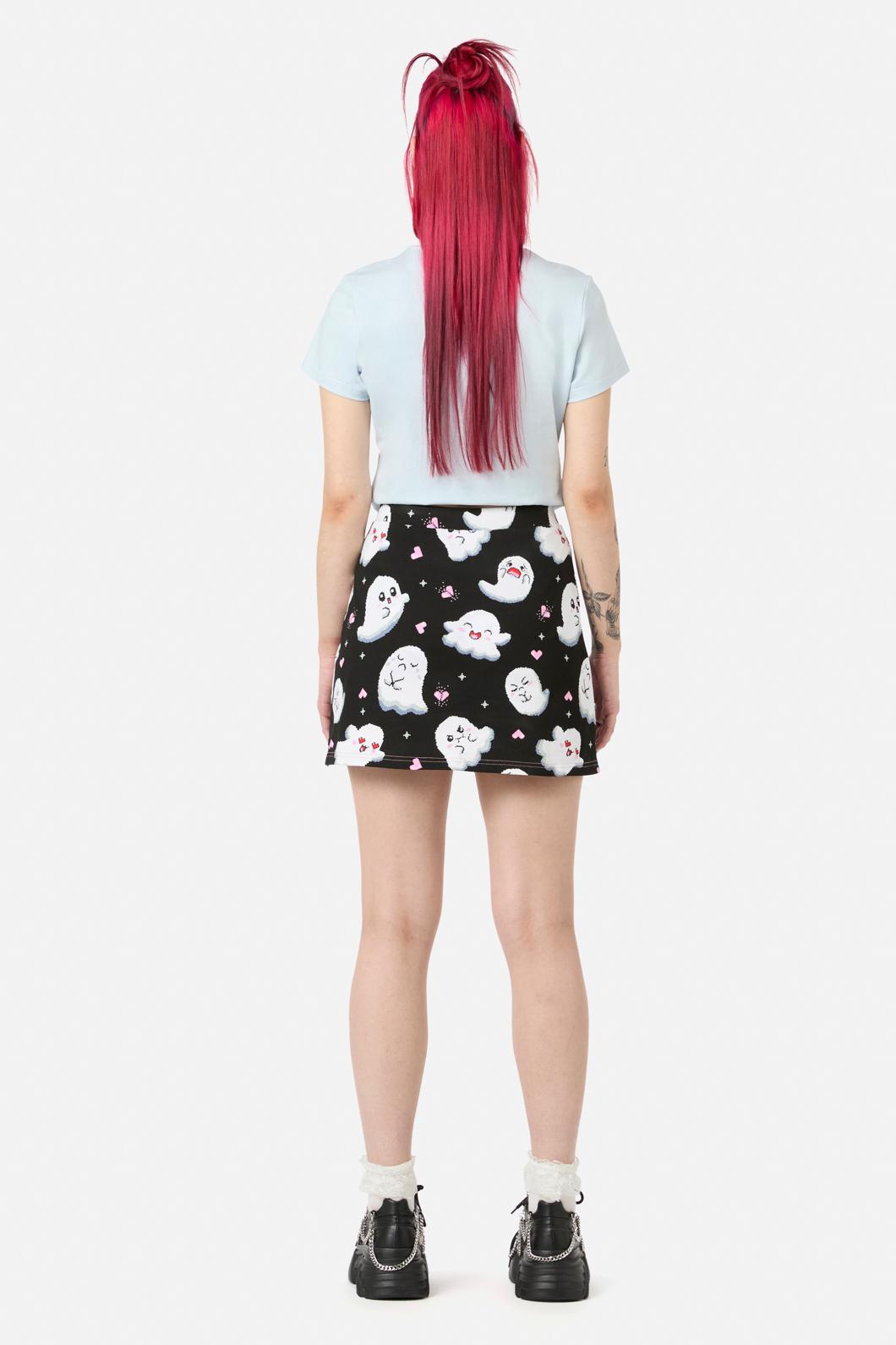Black Friday - Ghostie Print Skort - black