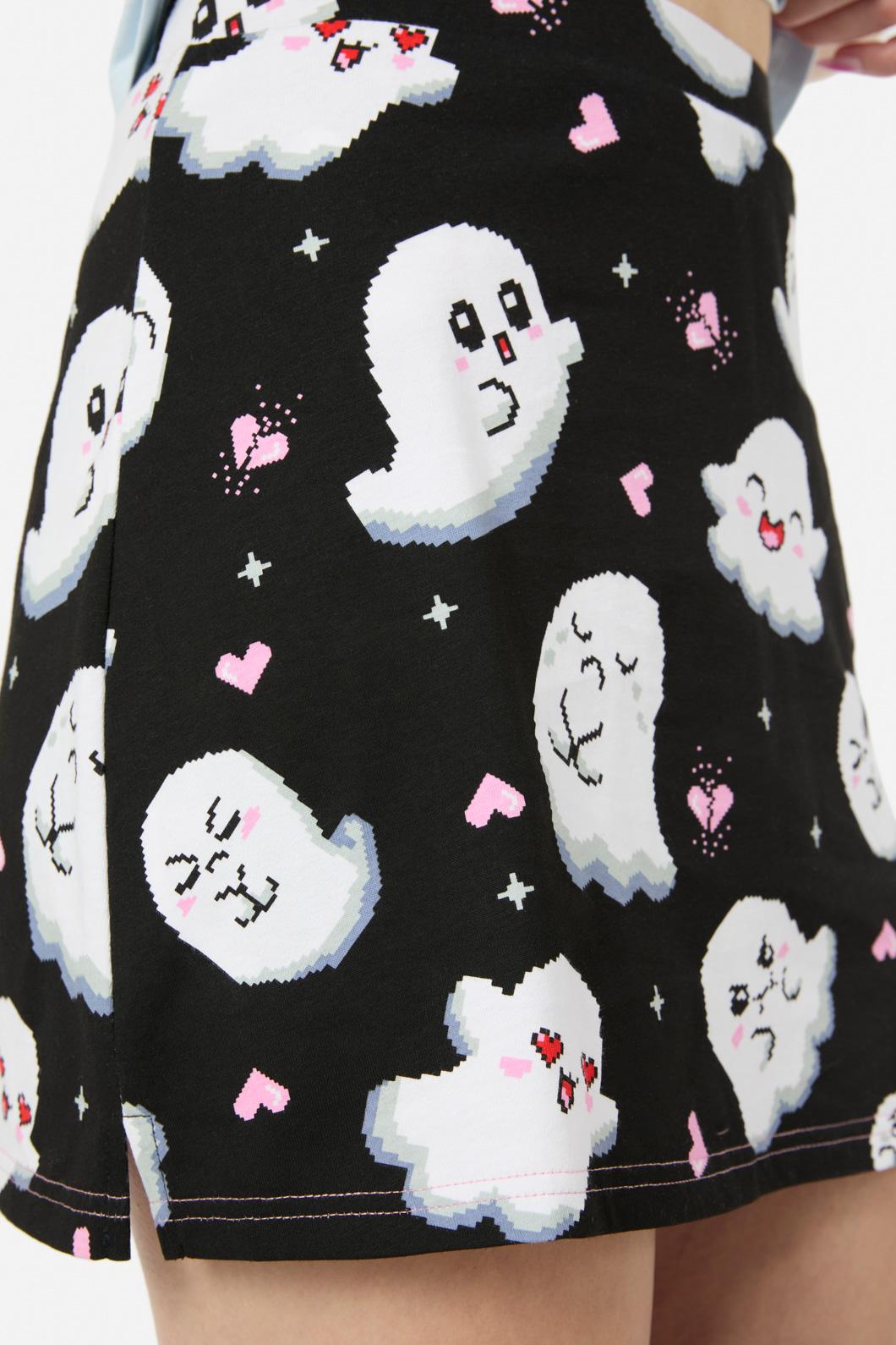 Black Friday - Ghostie Print Skort - black