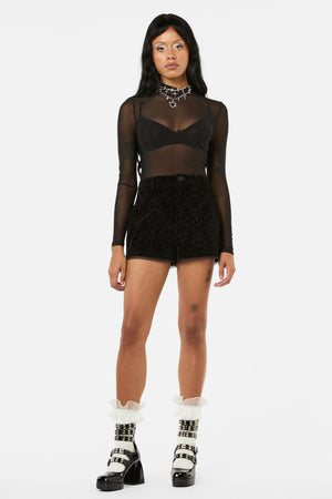 Black Friday - Not Afraid Velvet Pant - black