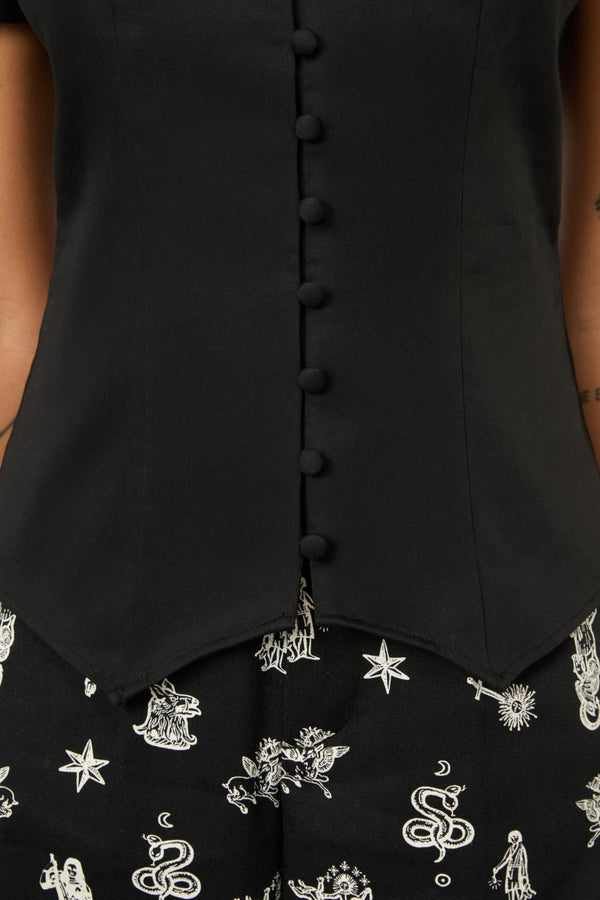 Black Friday - Maid Of Orleans Top - black