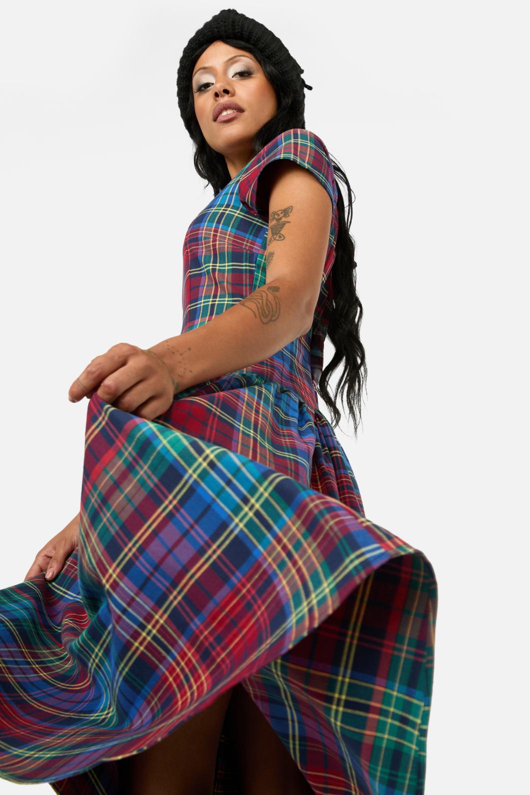 Black Friday - Sainted Tartan Dress - multi