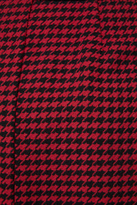 Black Friday - Virtue Houndstooth Skirt - red-black