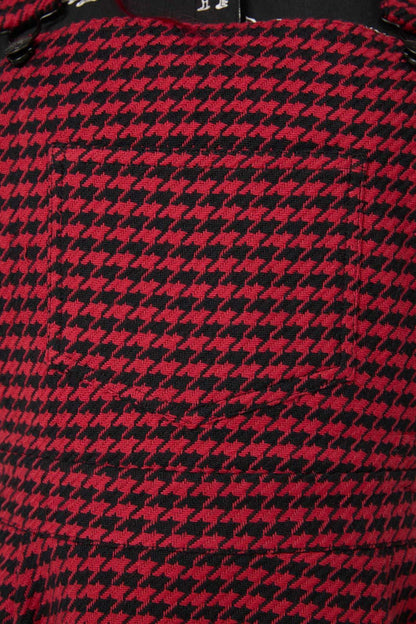 Black Friday - Virtue Houndstooth Pinny - red-black