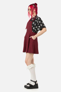 Black Friday - Virtue Houndstooth Pinny - red-black