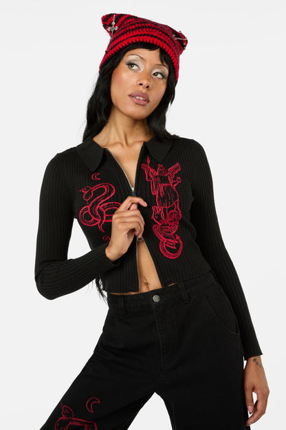 Black Friday - Grace Fitted Cardi - black