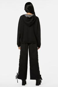 Black Friday - Reclaim Snake Hooded Cardi - black