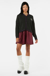 Black Friday - Not Afraid Sword Crest Cardi - black