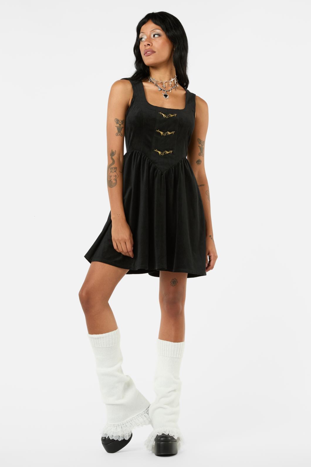 Black Friday - Unified Cord Pinny - black