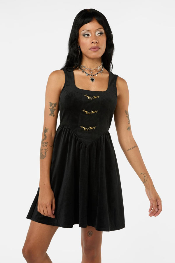 Black Friday - Unified Cord Pinny - black