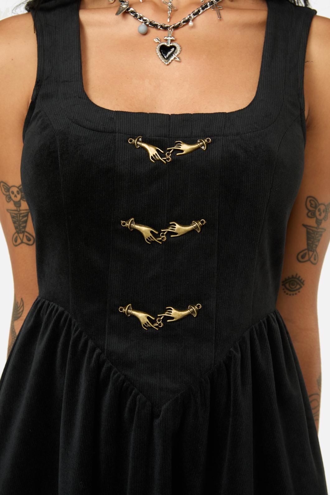 Black Friday - Unified Cord Pinny - black