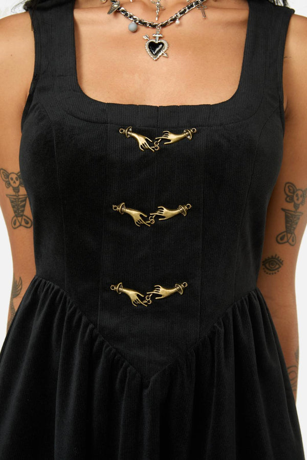 Black Friday - Unified Cord Pinny - black