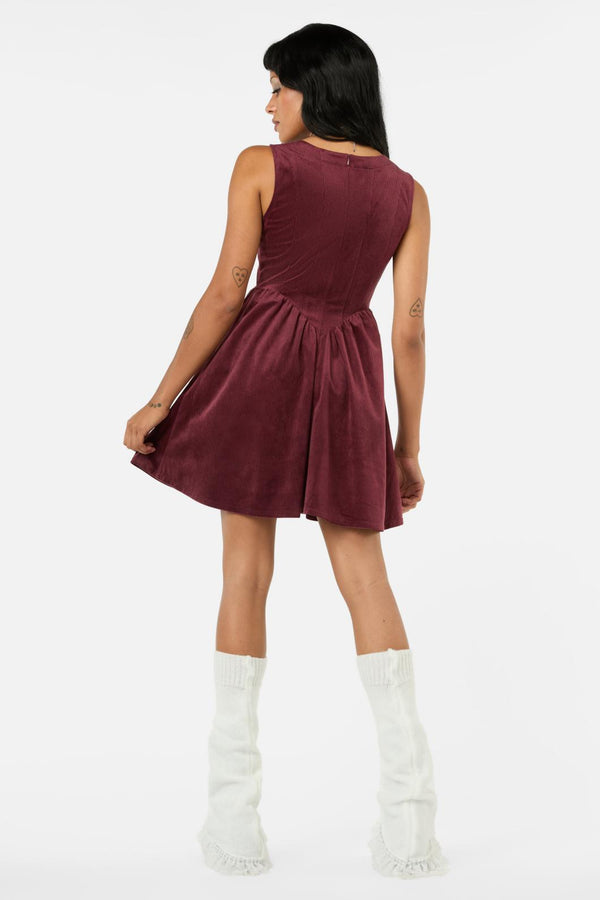 Black Friday - Unified Cord Pinny - maroon