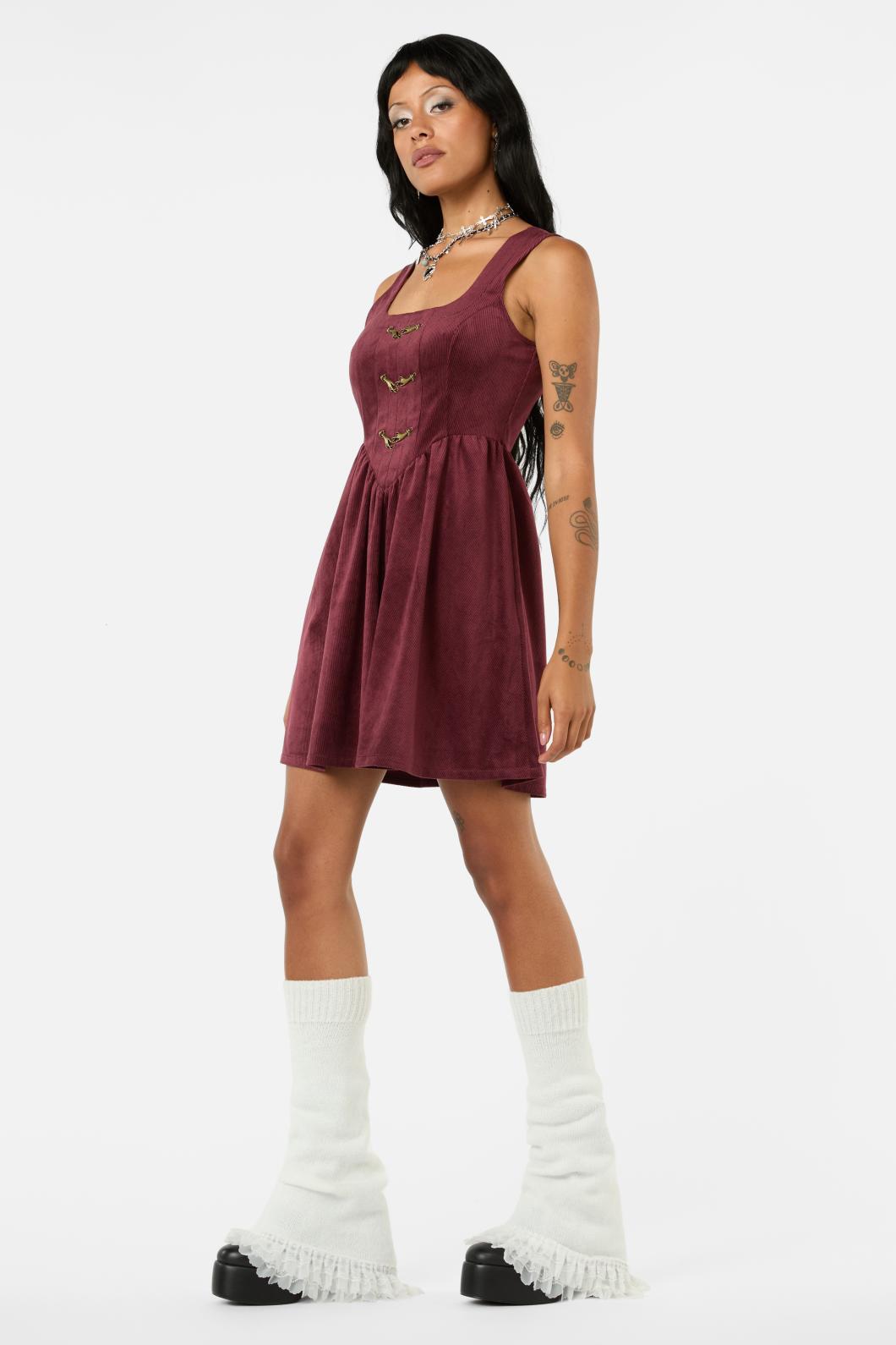 Black Friday - Unified Cord Pinny - maroon