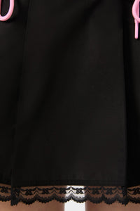 Black Friday - Two Of Hearts Lace Up Skirt - black