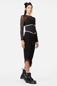 Black Friday - Two Of Hearts Underbust Corset - black