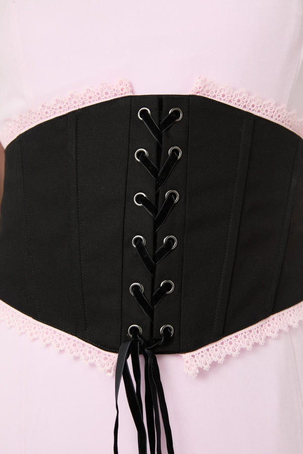 Black Friday - Two Of Hearts Underbust Corset - black
