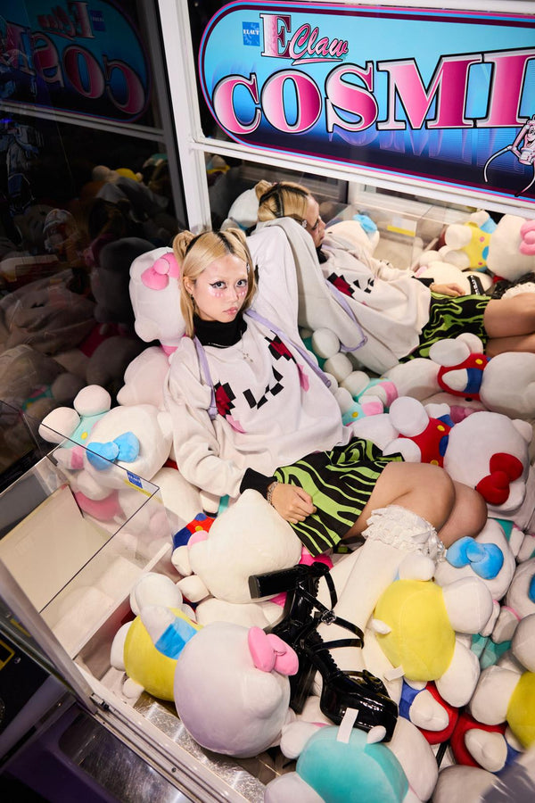 Black Friday - Ghost Wave Skirt - black-green