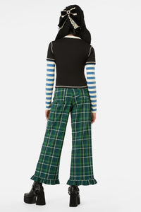 Black Friday - Iykyk Long Contrast Sleeve Top - black-blue