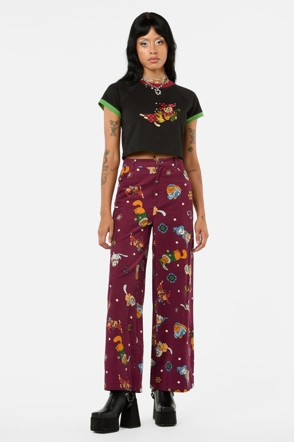 Black Friday - Puppet Show Contrast RaglanTee - black