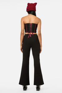 Black Friday - Iykyk Rickrack Corset Top - black