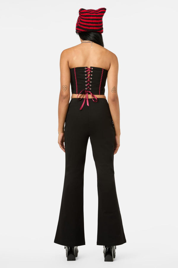 Black Friday - Iykyk Rickrack Corset Top - black