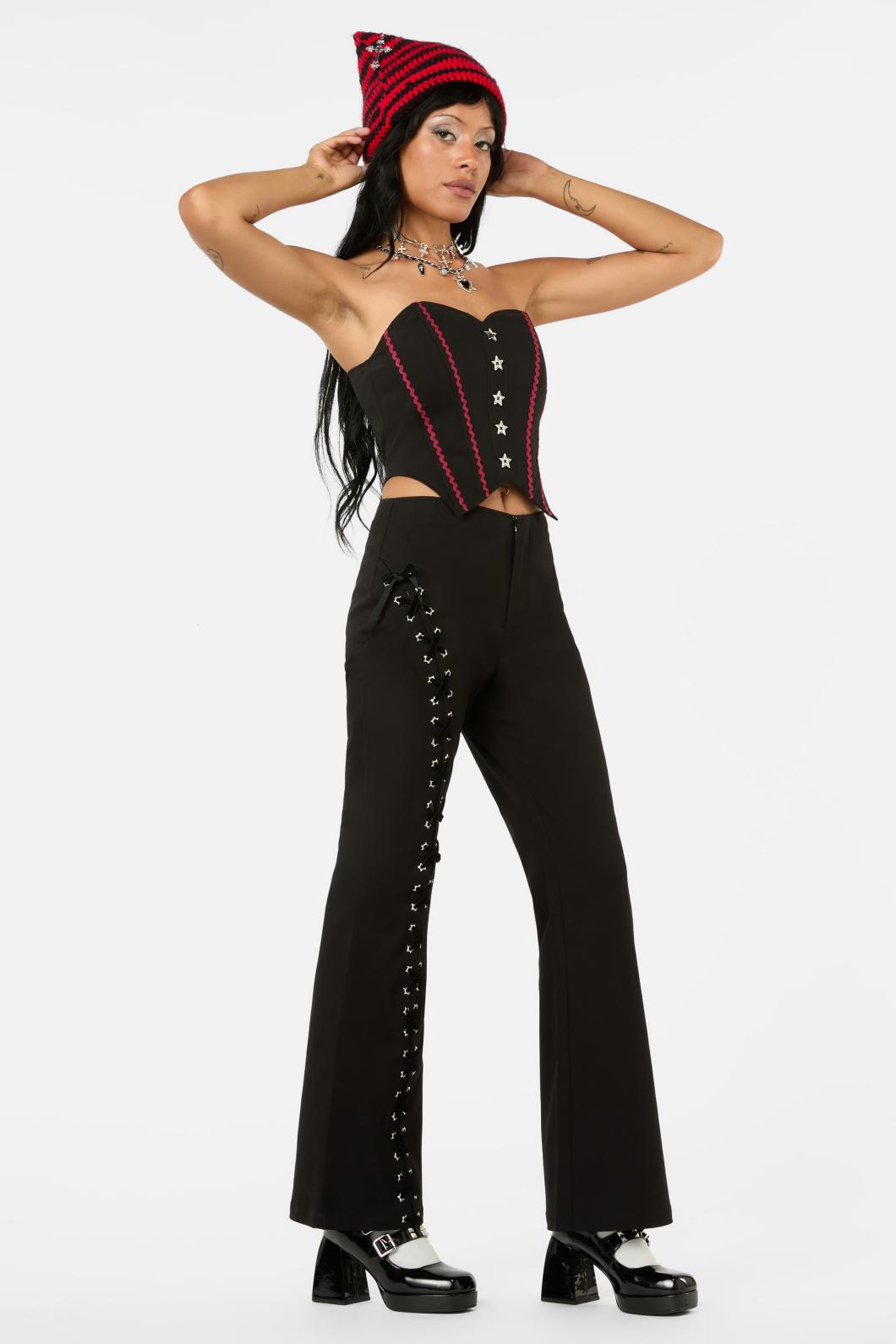 Black Friday - Iykyk Pop Goth Pant - black