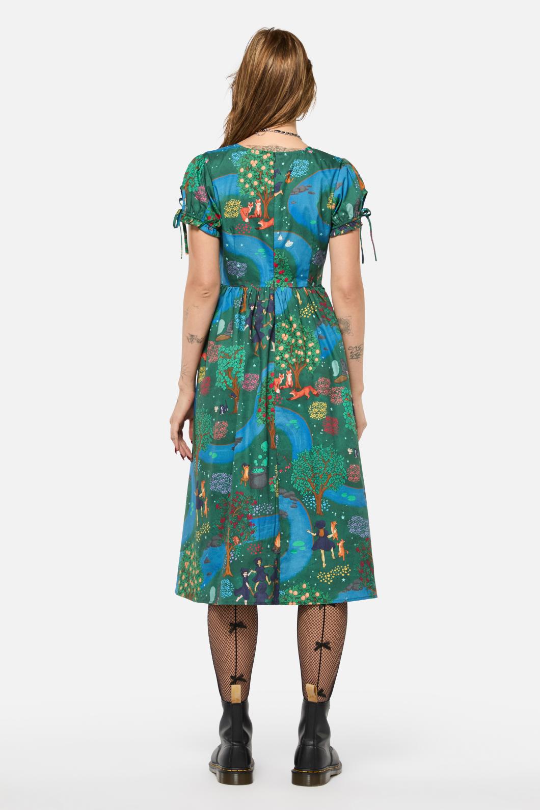 Black Friday - Tapestry Of Life Midi Dress - multi