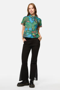Black Friday - Tapestry Of Life Fitted Blouse - multi