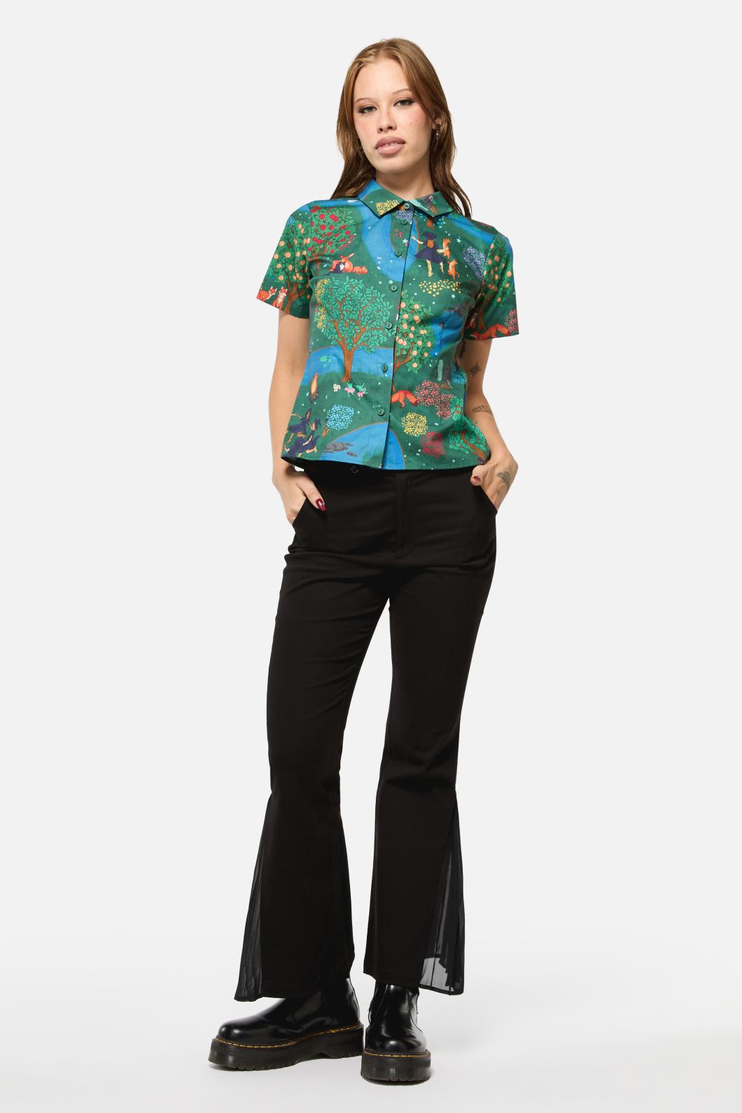 Black Friday - Tapestry Of Life Fitted Blouse - multi