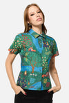 Black Friday - Tapestry Of Life Fitted Blouse - multi