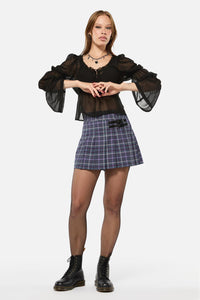 Black Friday - Thicket Tartan Skort - green-purple