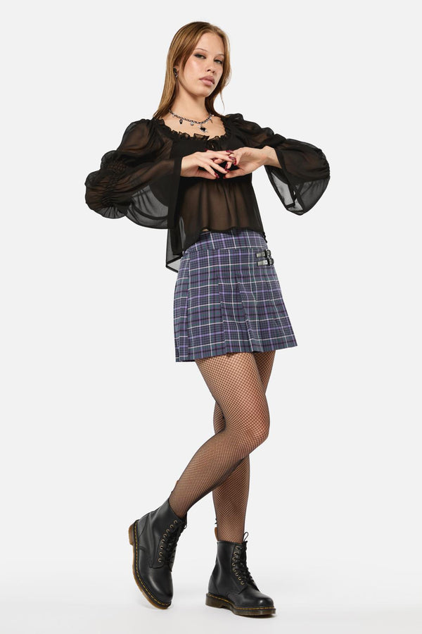 Black Friday - Thicket Tartan Skort - green-purple