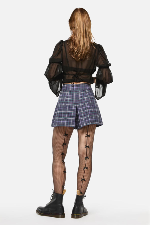 Black Friday - Thicket Tartan Skort - green-purple