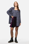 Black Friday - Thicket Tartan Coat - green-purple