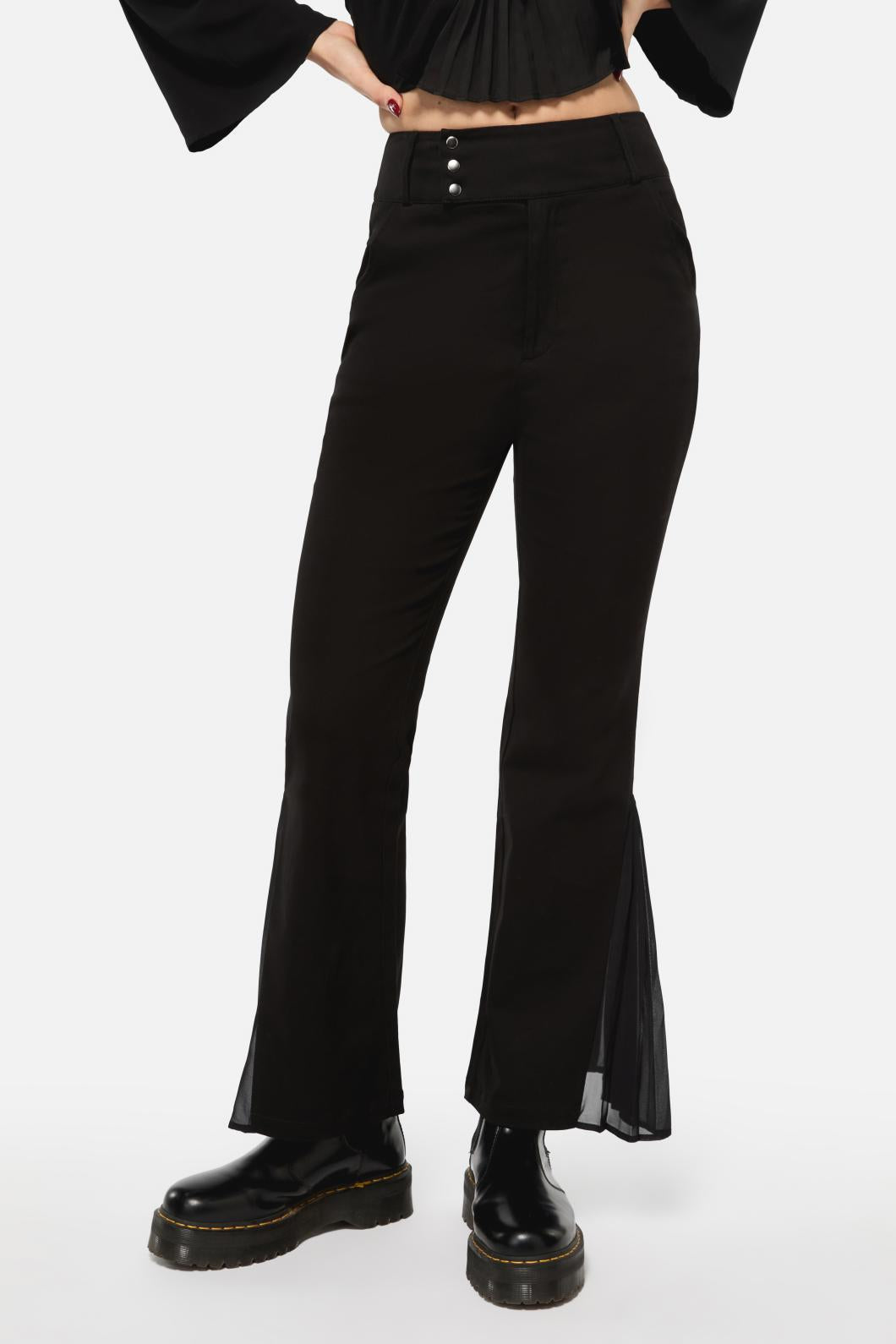Black Friday - Filigree Goth Pant - black