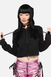Black Friday - By Starlight Zip Up Cardigan - black