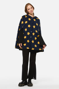 Black Friday - Wiz Knit Cape - midnight