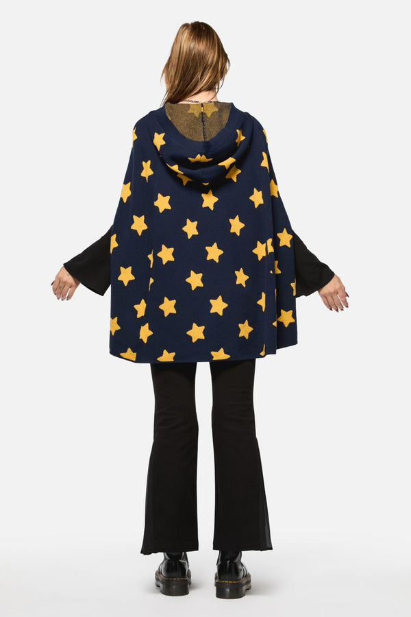 Black Friday - Wiz Knit Cape - midnight