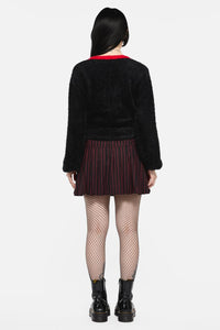 Black Friday - Vampy Bow Tie Cardigan - black