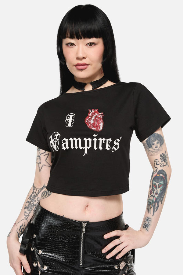 Black Friday - Vampire Lover Fitted Tee - black