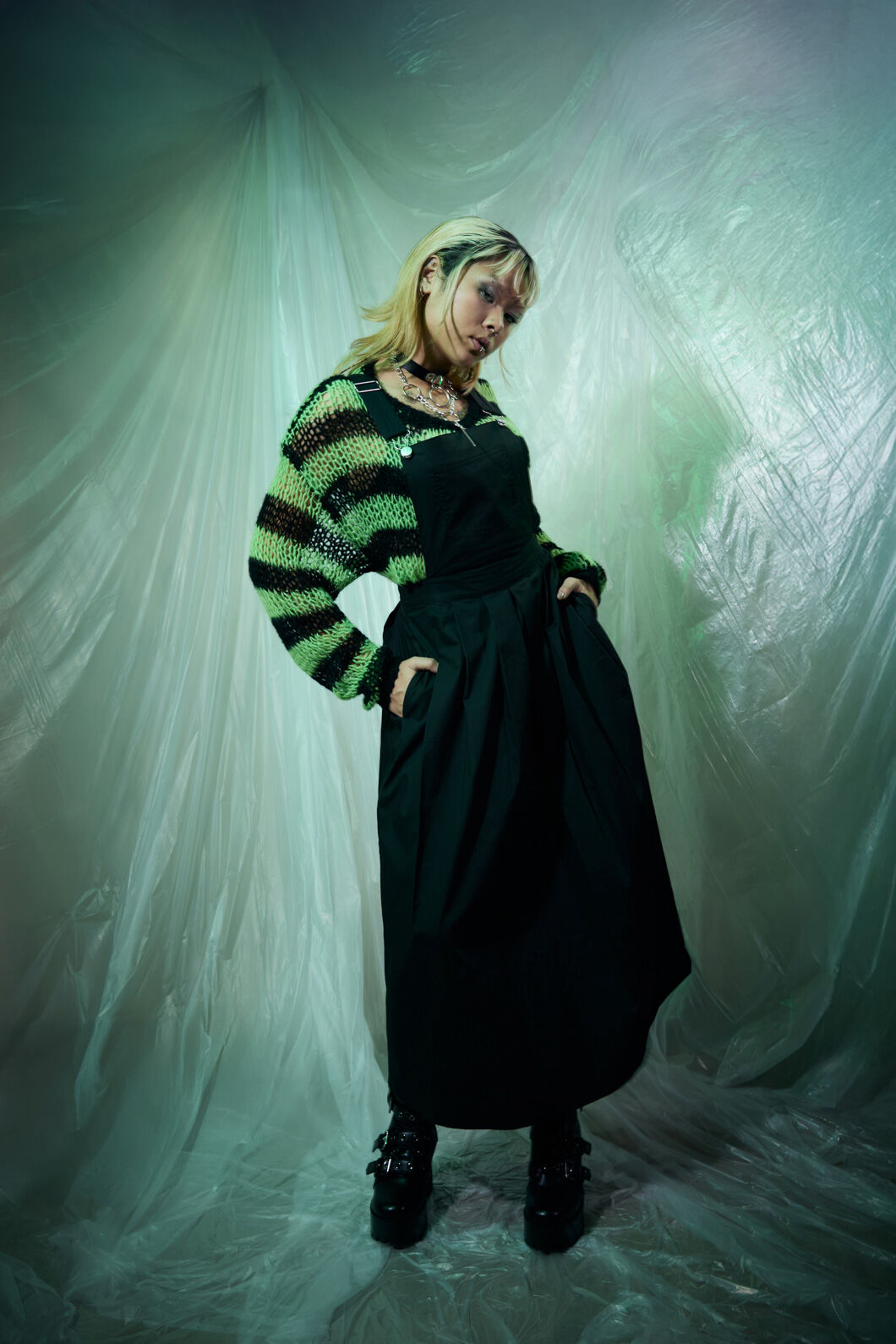 Black Friday - Basic Maxi Length Pinafore - black