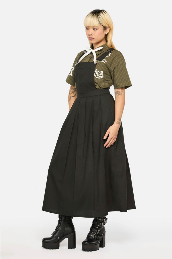 Black Friday - Basic Maxi Length Pinafore - black