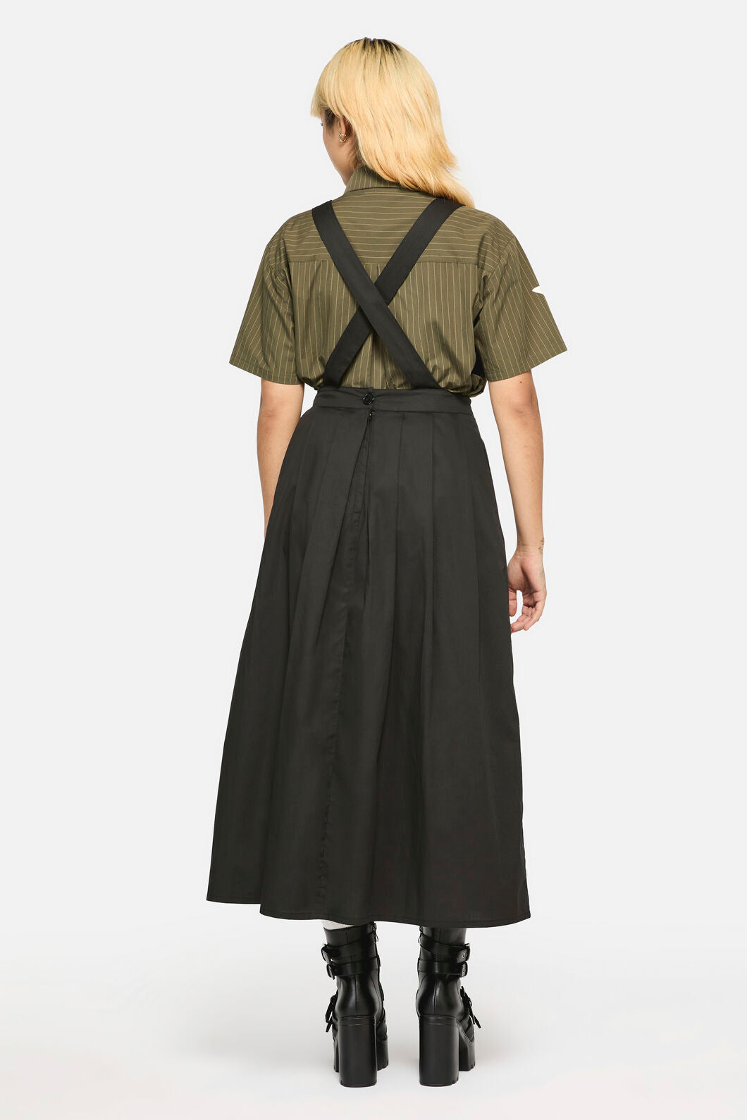 Black Friday - Basic Maxi Length Pinafore - black