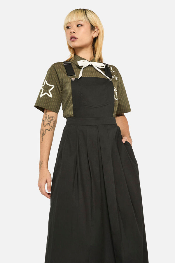 Black Friday - Basic Maxi Length Pinafore - black