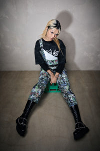 Black Friday - Laneway Print Drill Overalls - multi